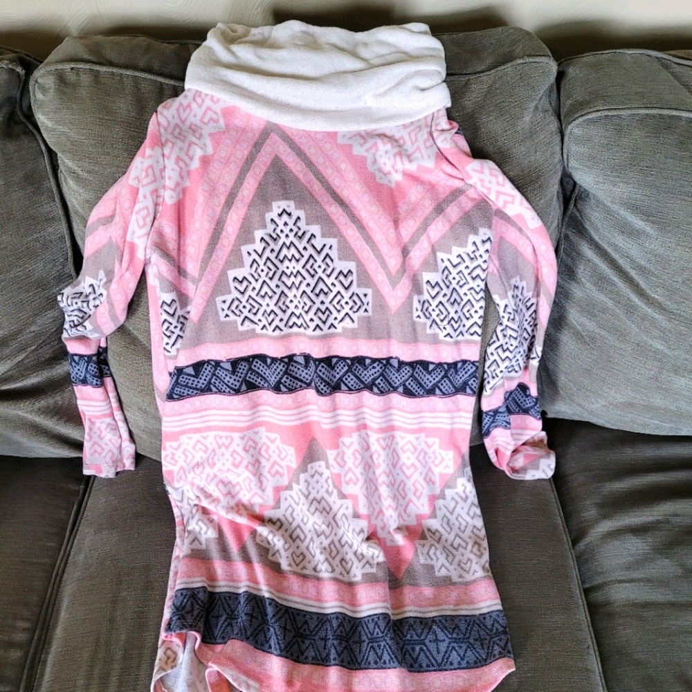 Cowl neck tunic